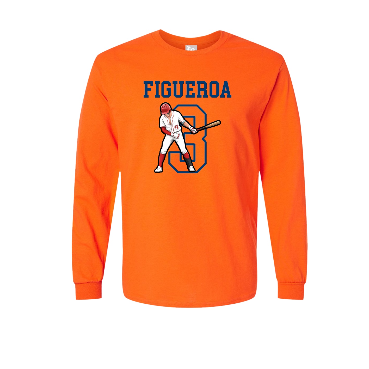Long Sleeve Tee — Shirsey in Orange