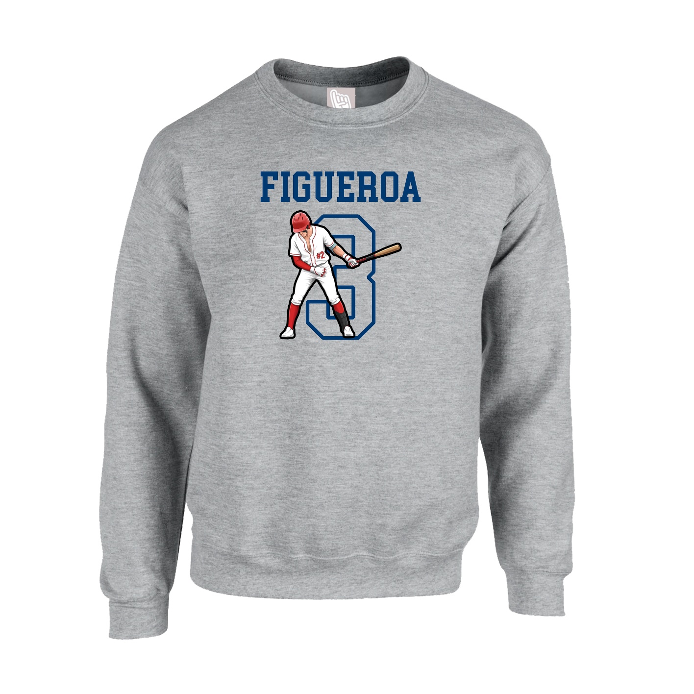 Fleece Crew — Shirsey in Grey
