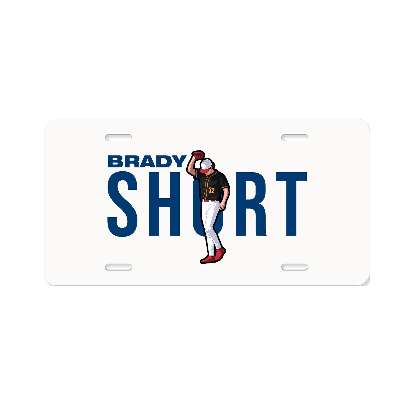 License Plate — Player Name in Classic
