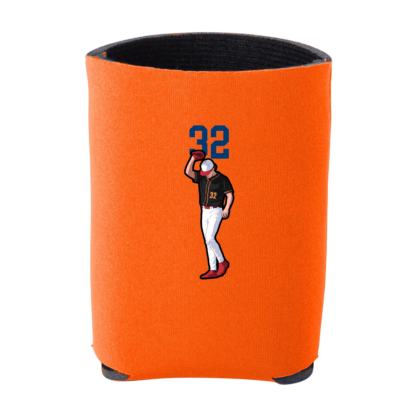 Can Holder — Number Top in Orange