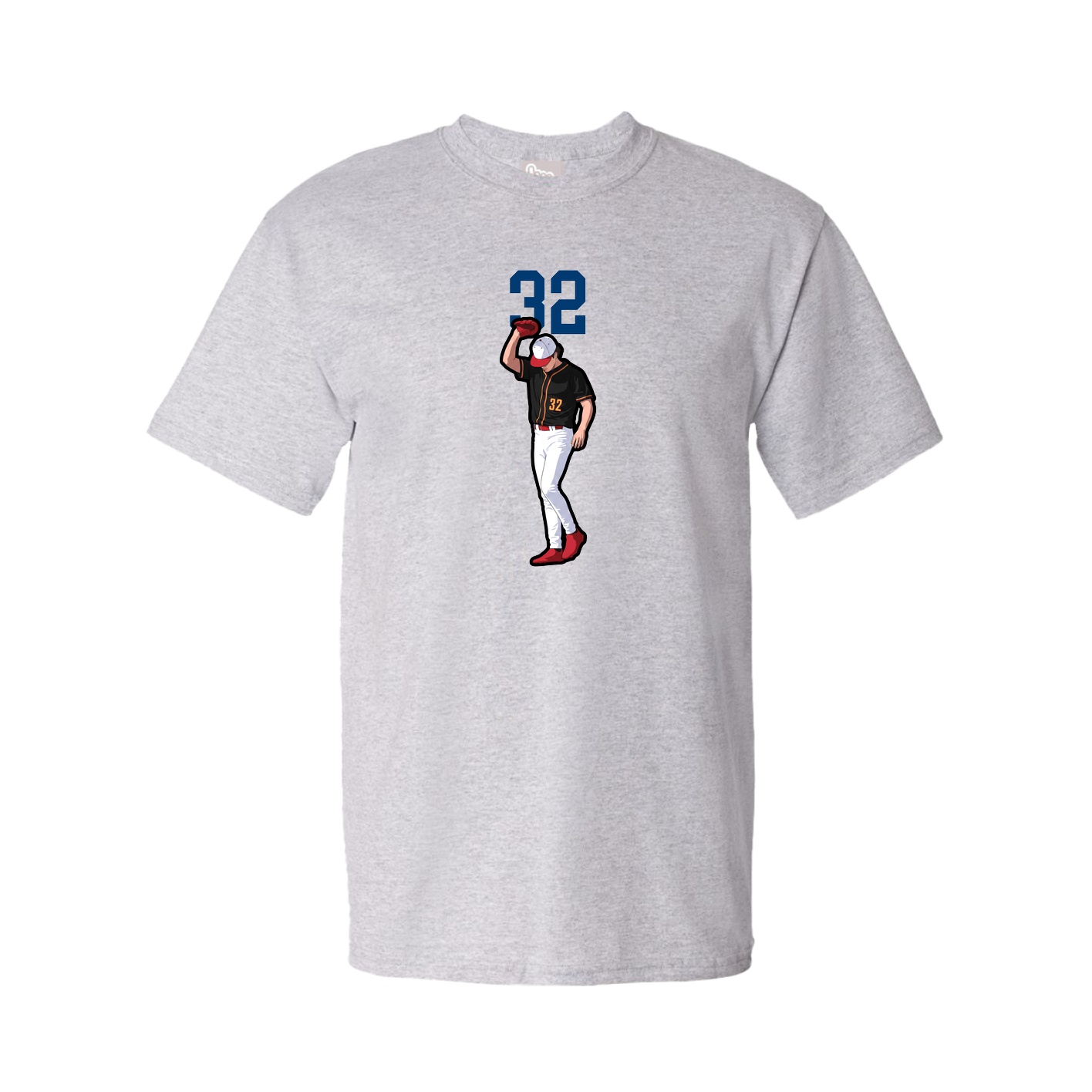 Tee — Number Top in Grey