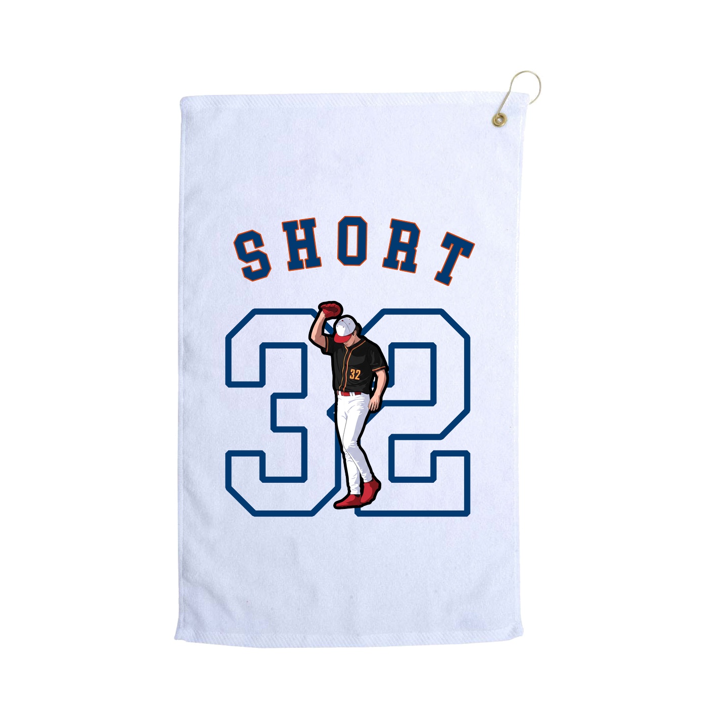 Golf Towel — Shirsey Arch in White