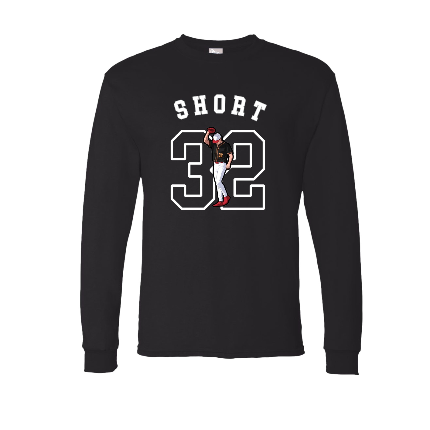 Long Sleeve Tee — Shirsey Arch in Black
