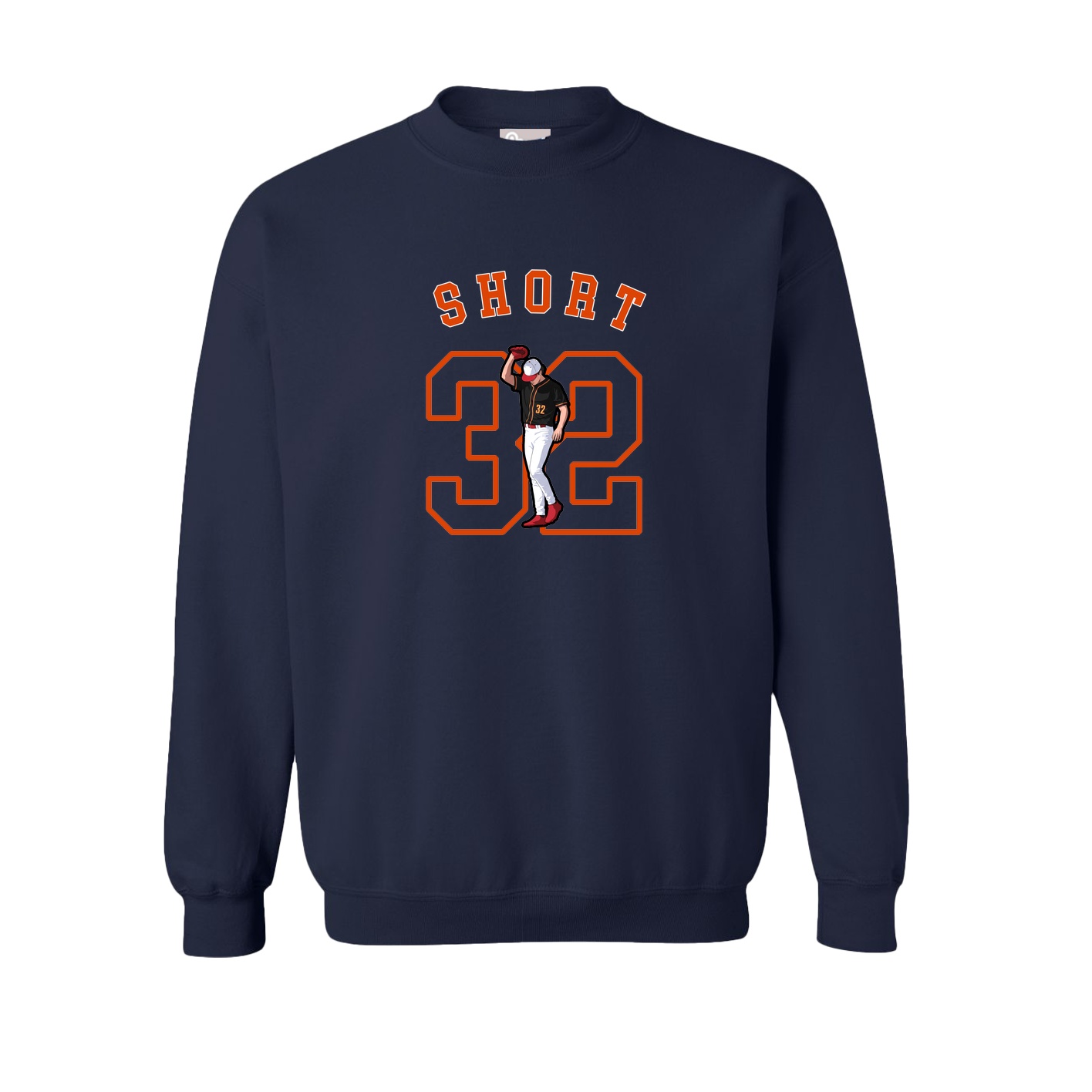 Fleece Crew — Shirsey Arch in Navy