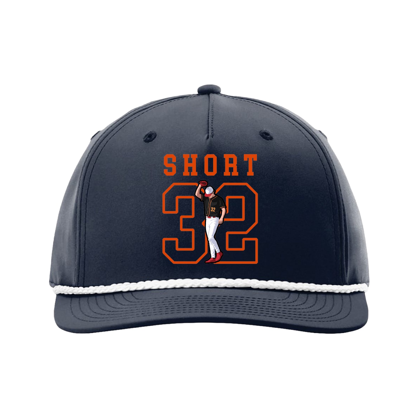 Five-Panel Classic Rope Cap — Shirsey in Navy