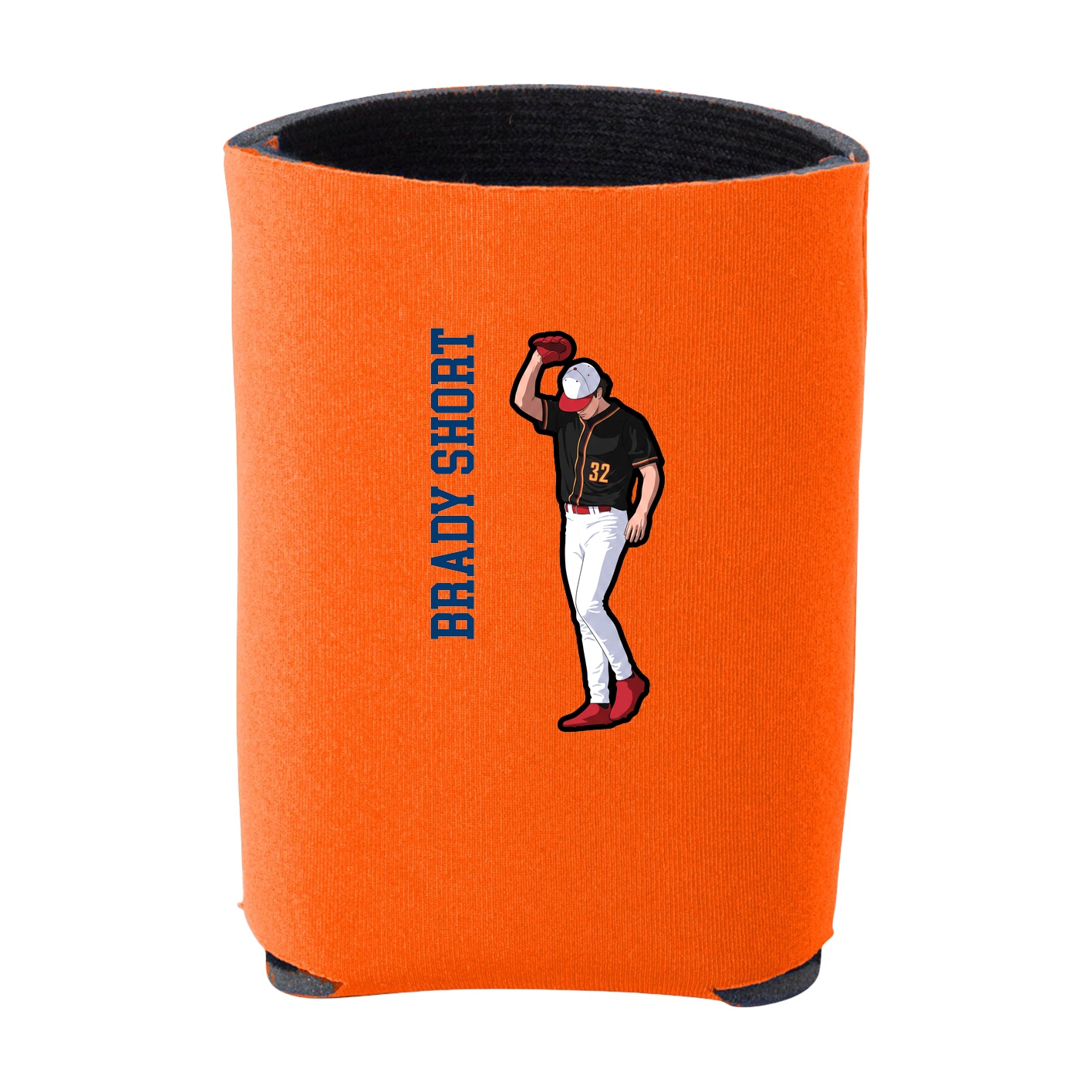 Can Holder — Name Vertical in Orange