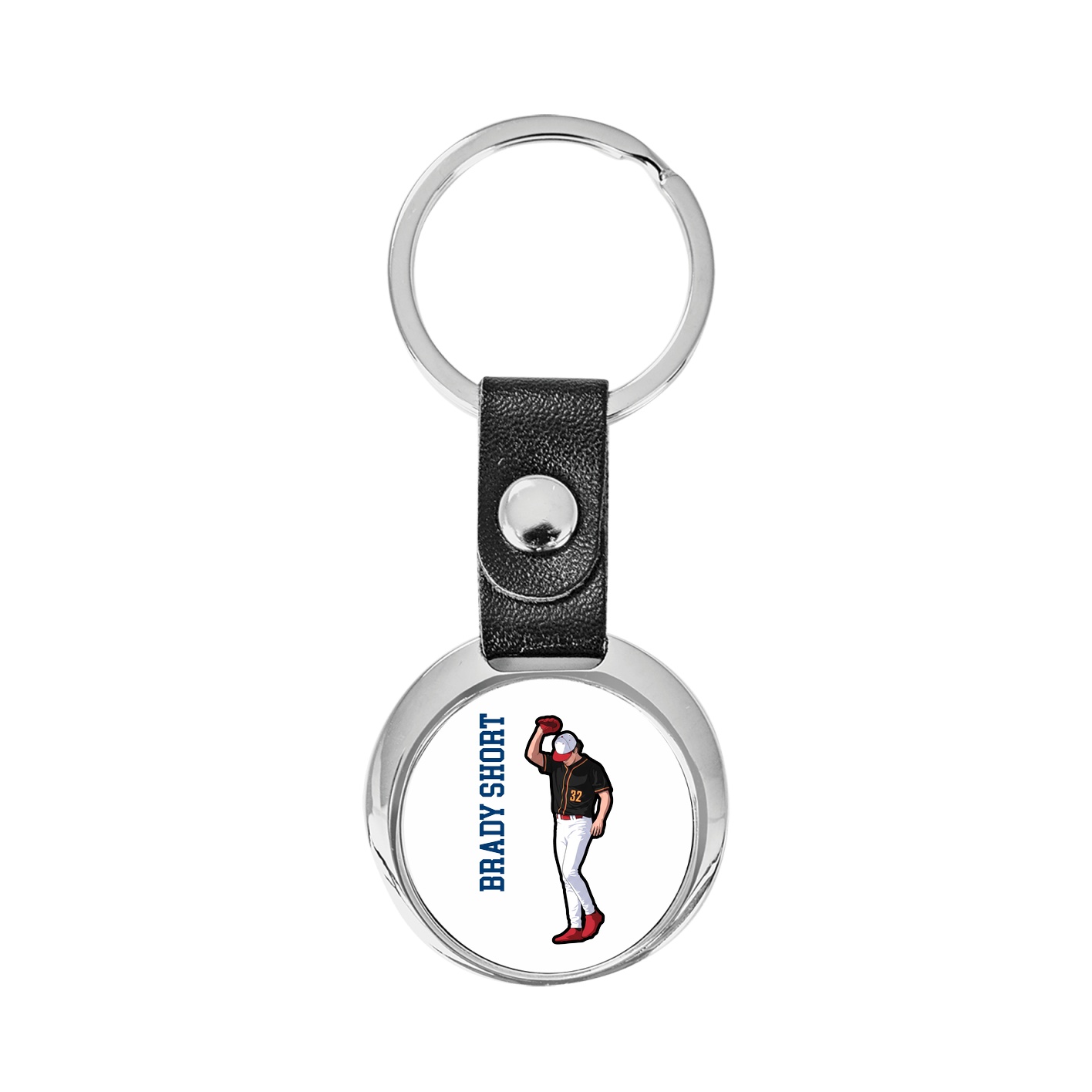 Key Chain — Name Vertical in Classic