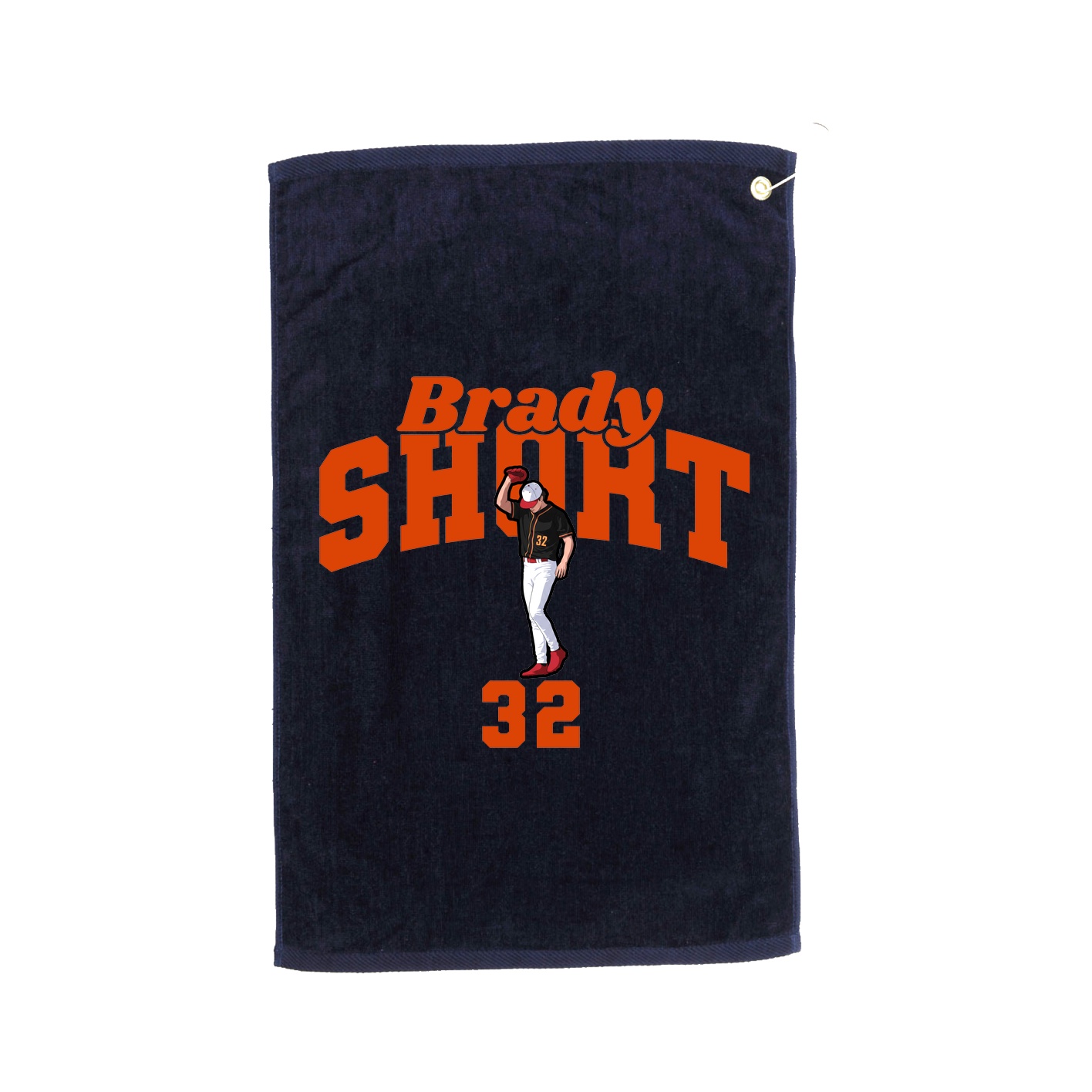 Golf Towel — Signature Arch in Navy