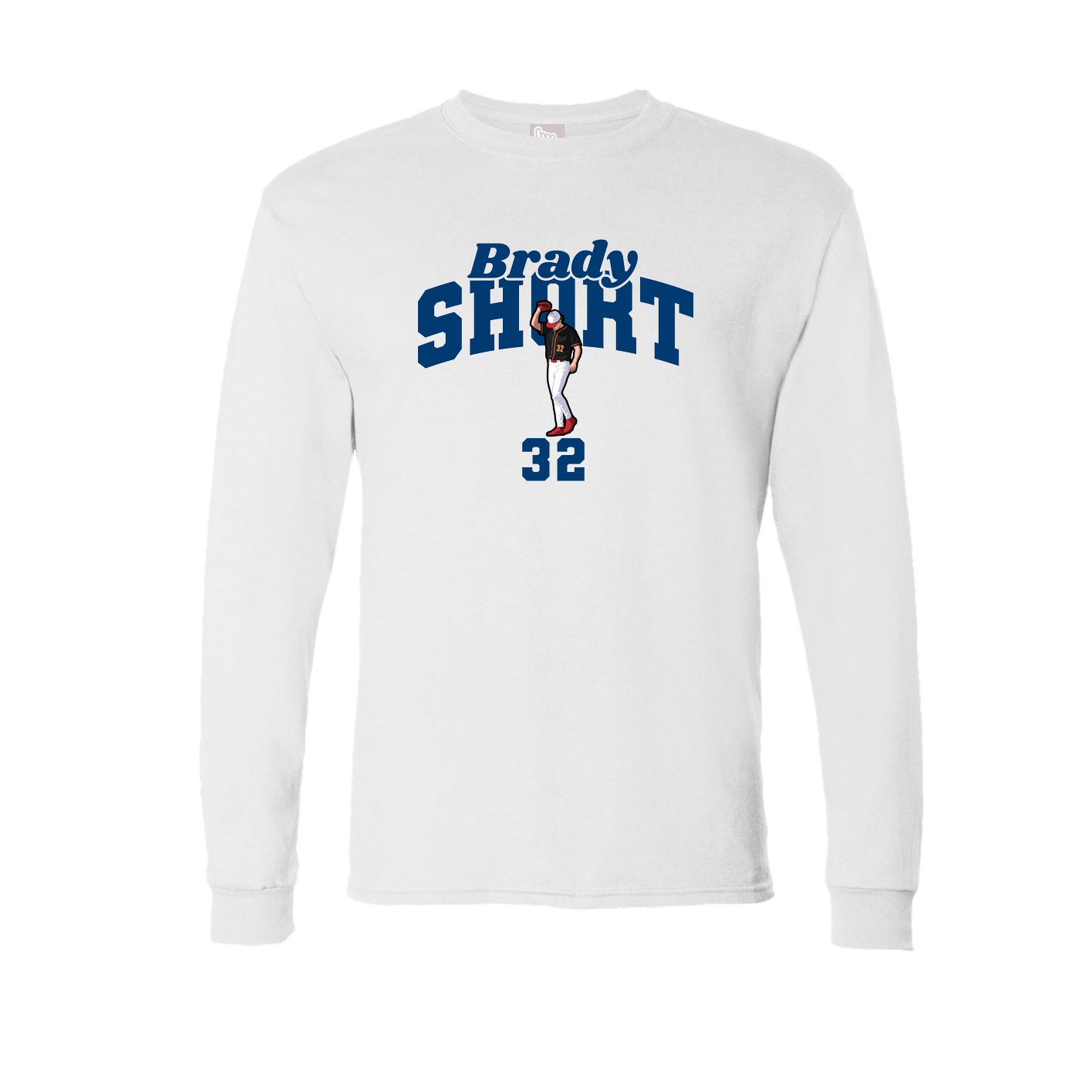Long Sleeve Tee — Signature Arch in White