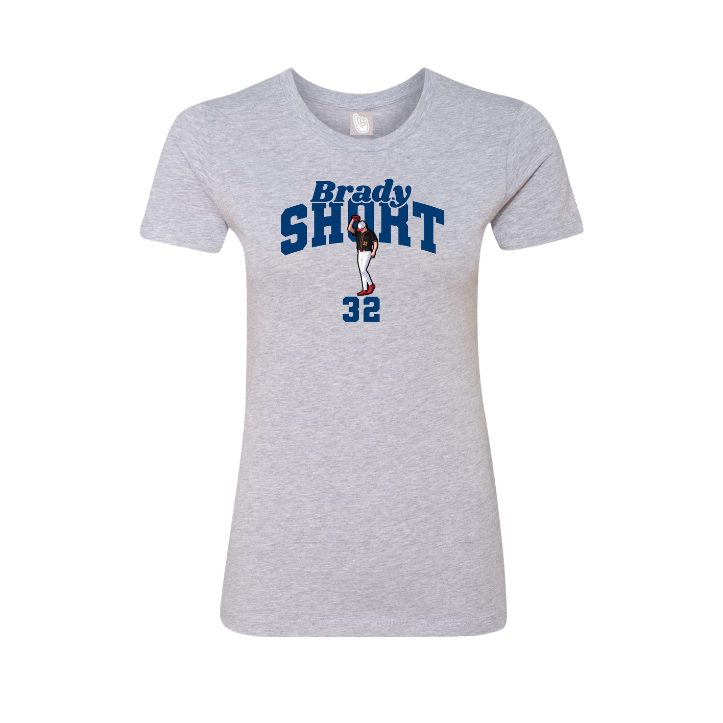 Womens Tee — Signature Arch in Grey