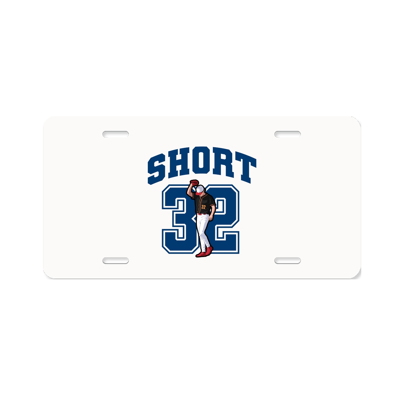 License Plate — Number in Classic