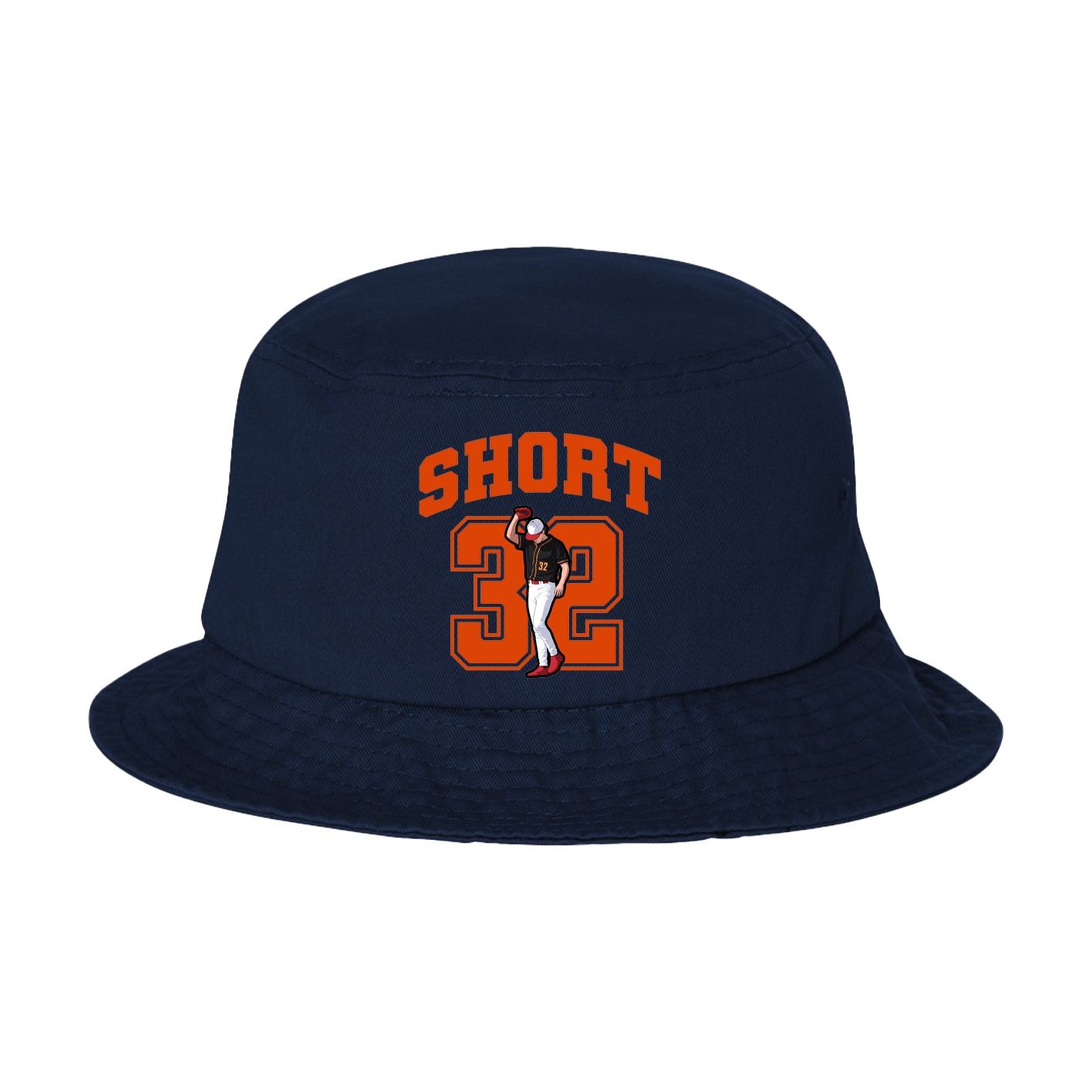 Bucket Cap — Number in Navy