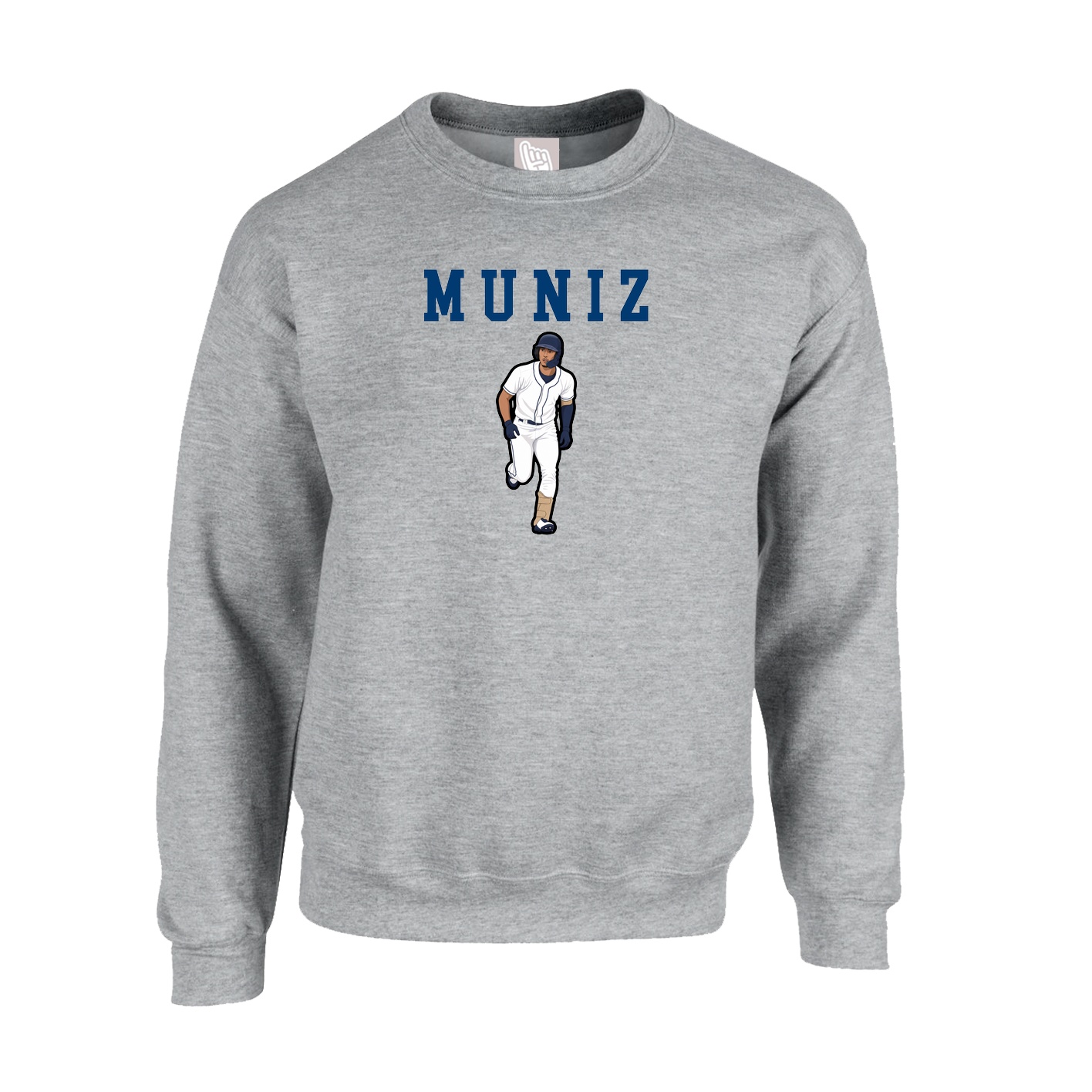 Fleece Crew — Shirsey in Grey