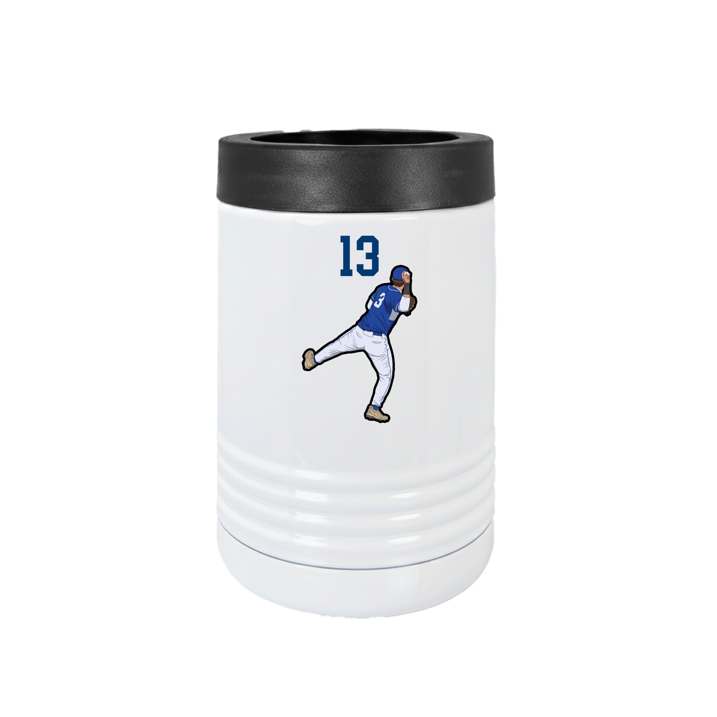 Beverage Holder — Number Top in White
