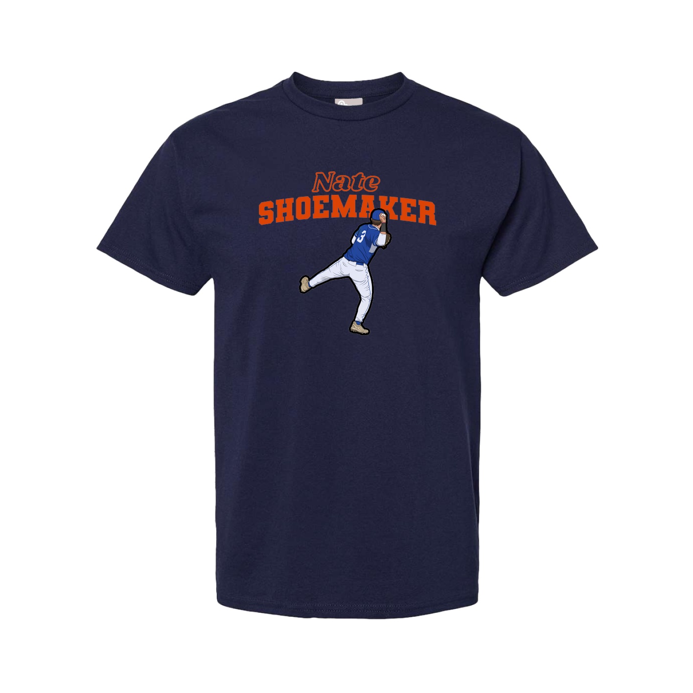 Youth Tee — Name Arch in Navy