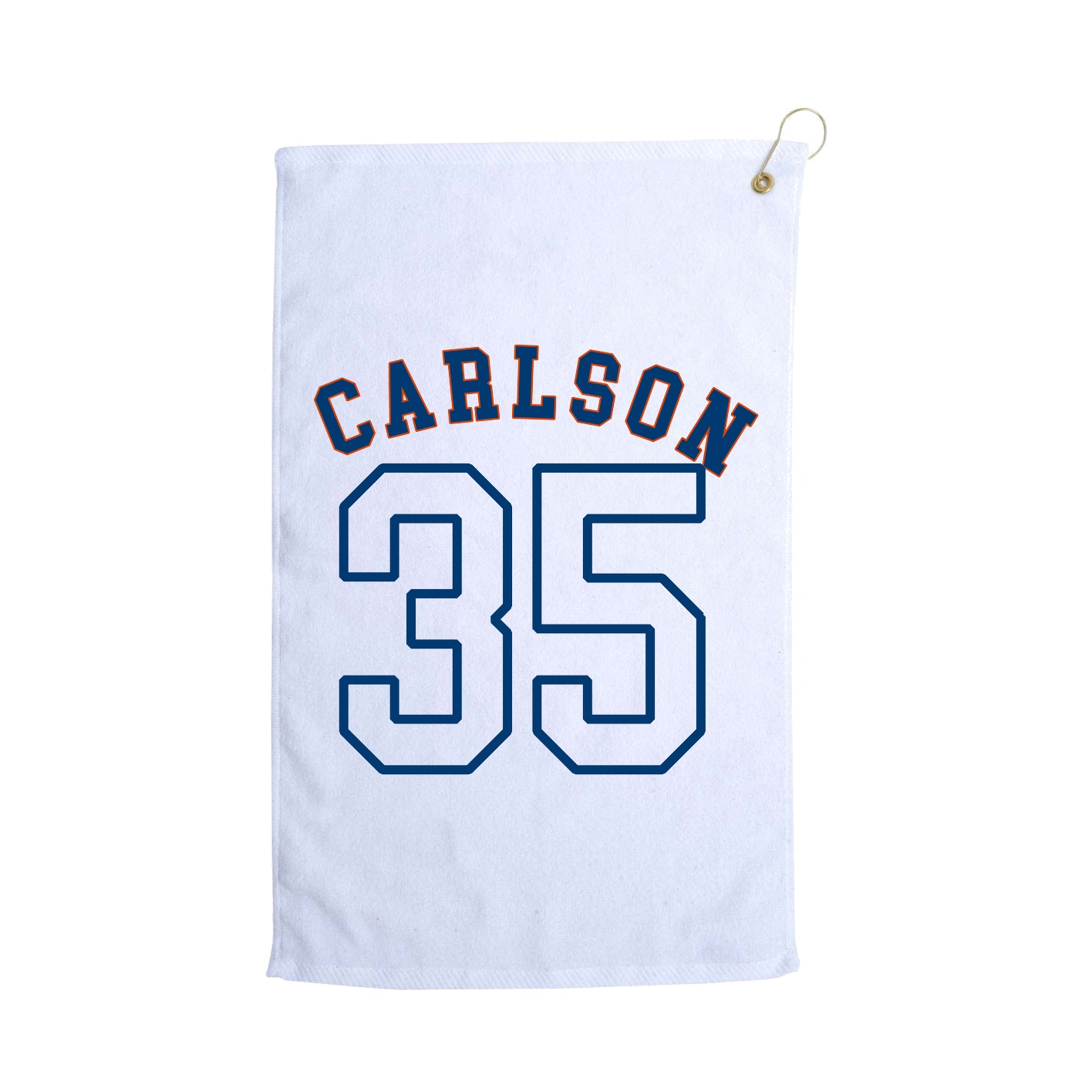 Golf Towel — Shirsey Arch in White