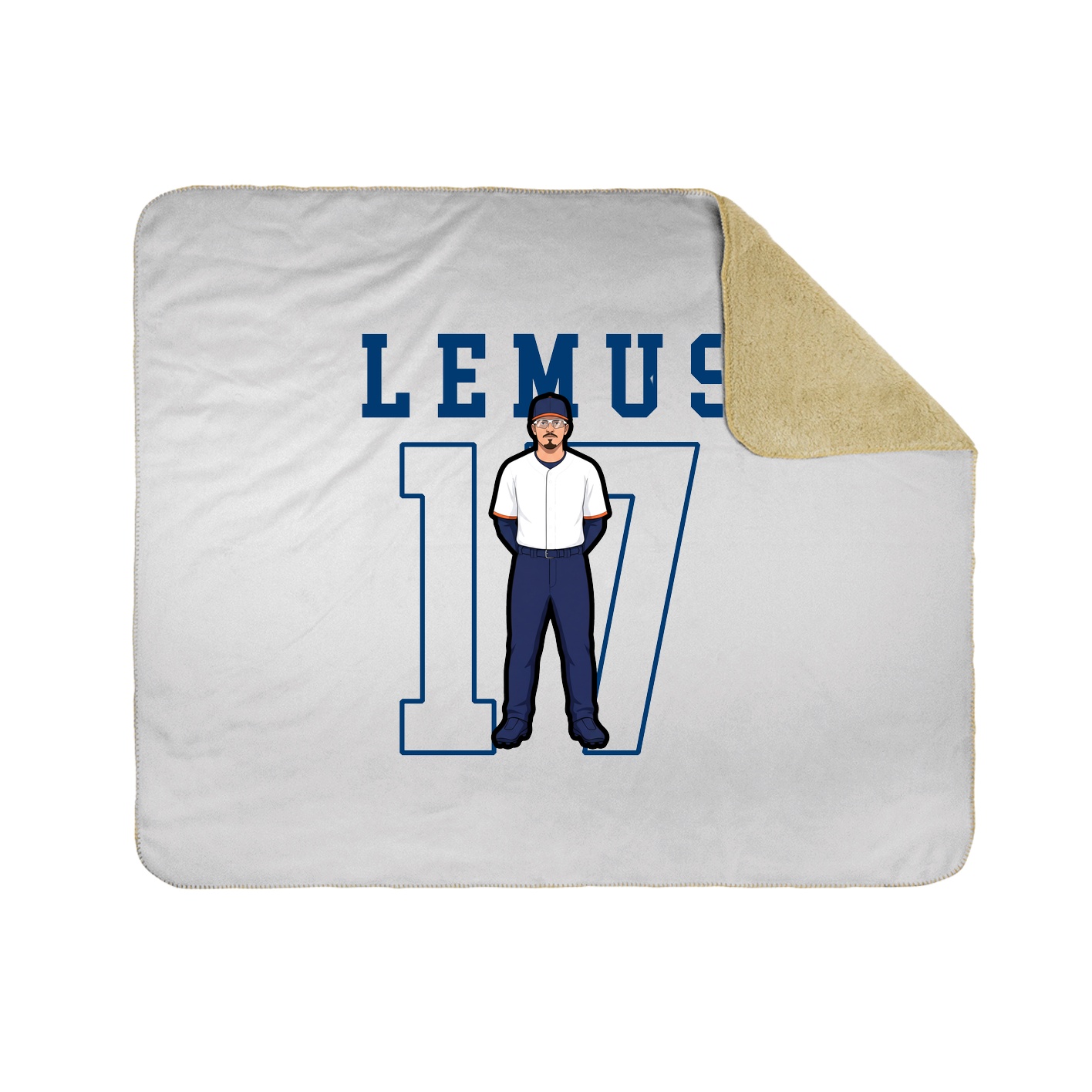50x60 Sherpa Lined Throw Blanket