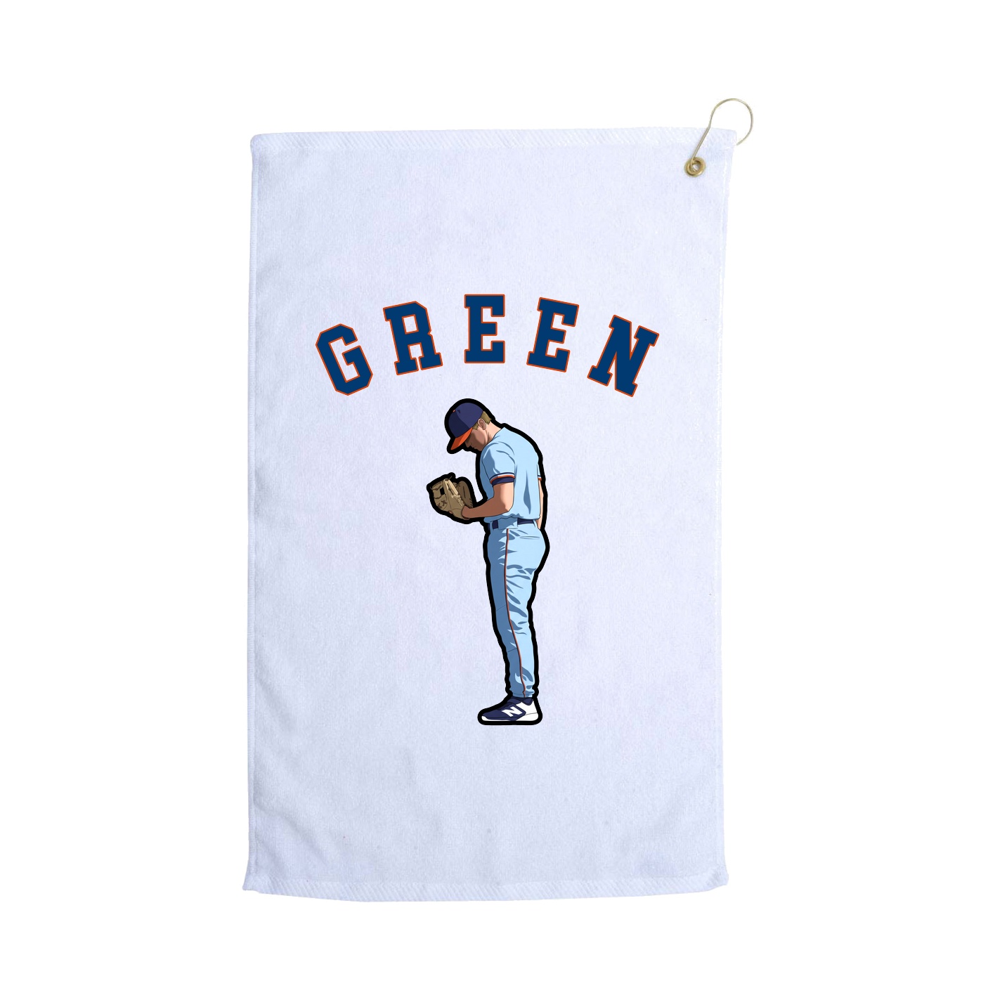 Golf Towel — Shirsey Arch in White