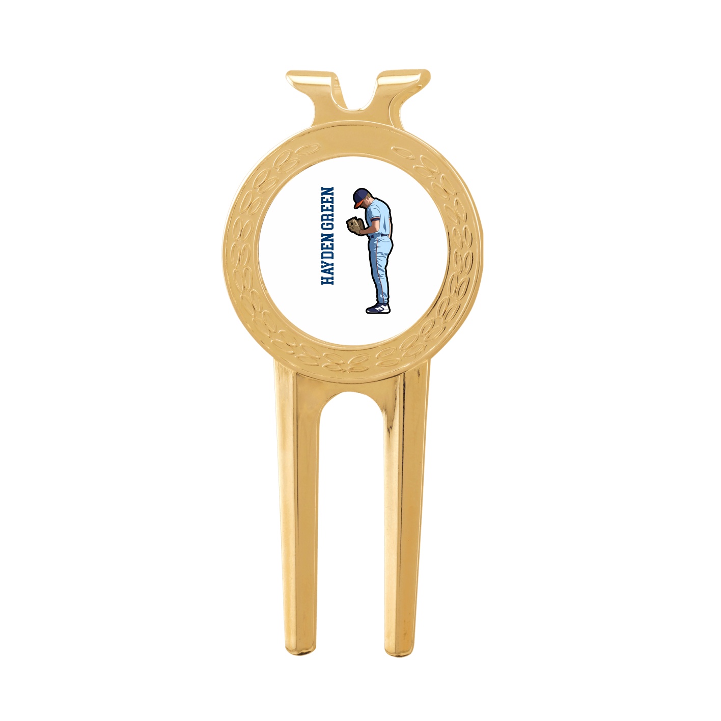 Divot Tool with Ball Marker — Name Vertical in Classic