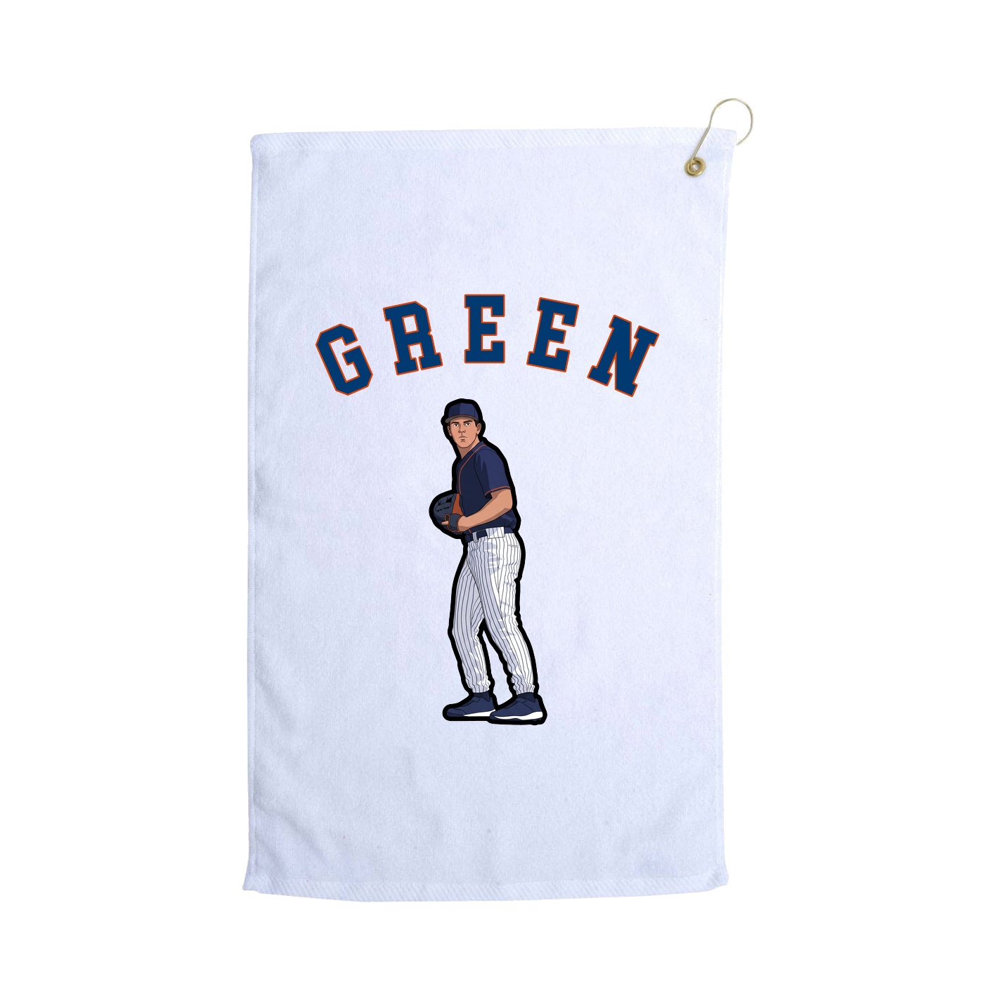 Golf Towel — Shirsey Arch in White