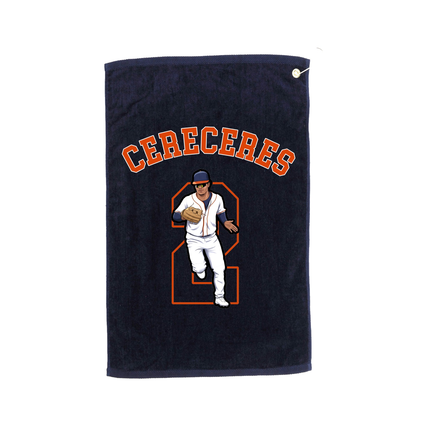 Golf Towel — Shirsey Arch in Navy