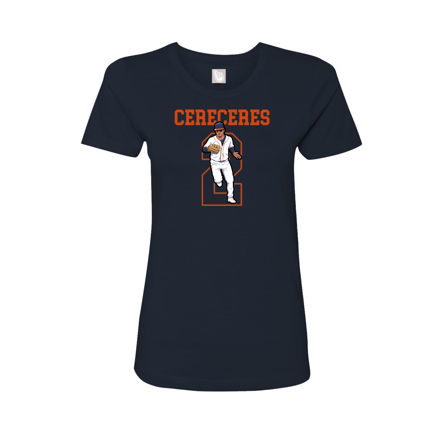 Fitted Women's Tee — Shirsey in Navy