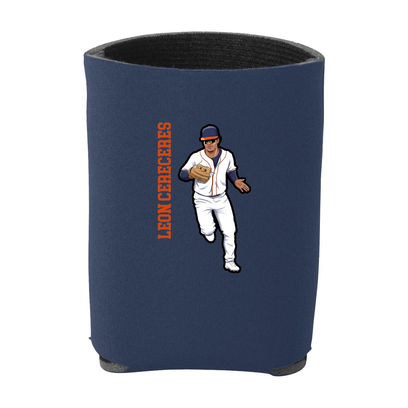 Can Holder — Name Vertical in Navy
