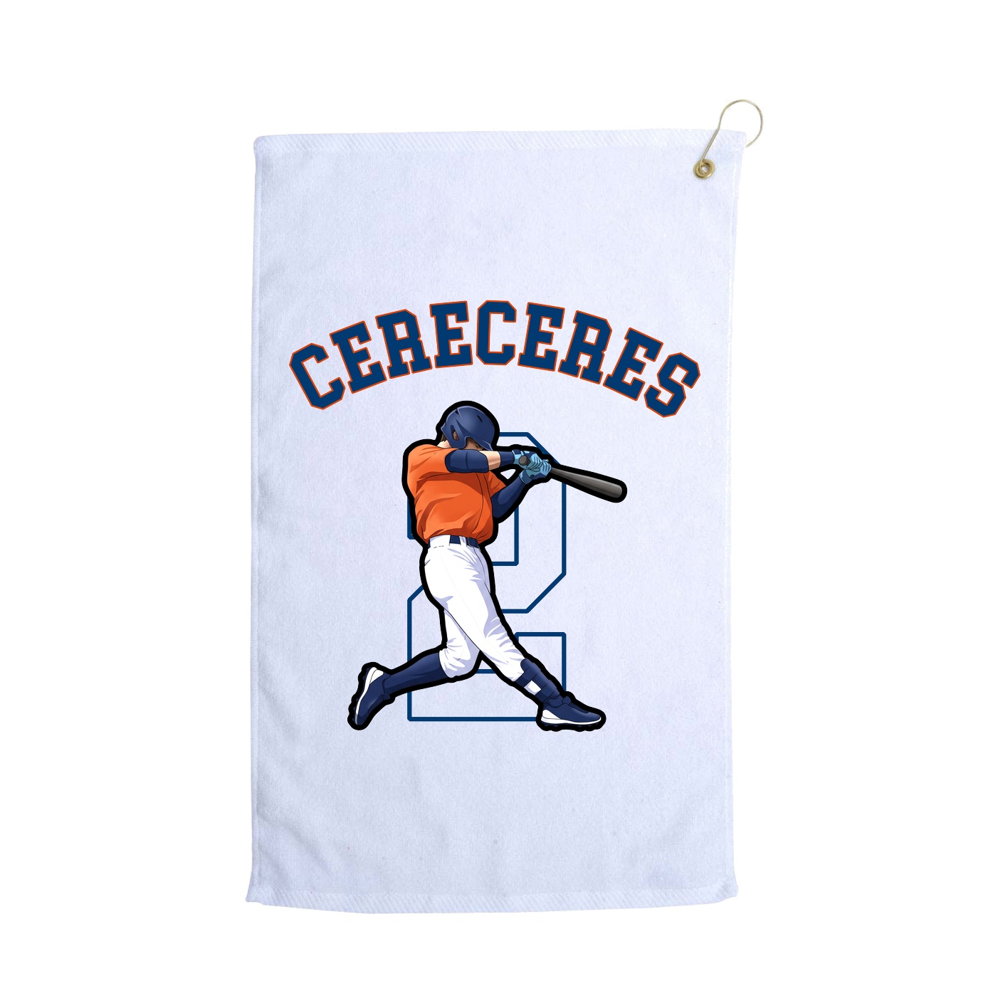 Golf Towel — Shirsey Arch in White