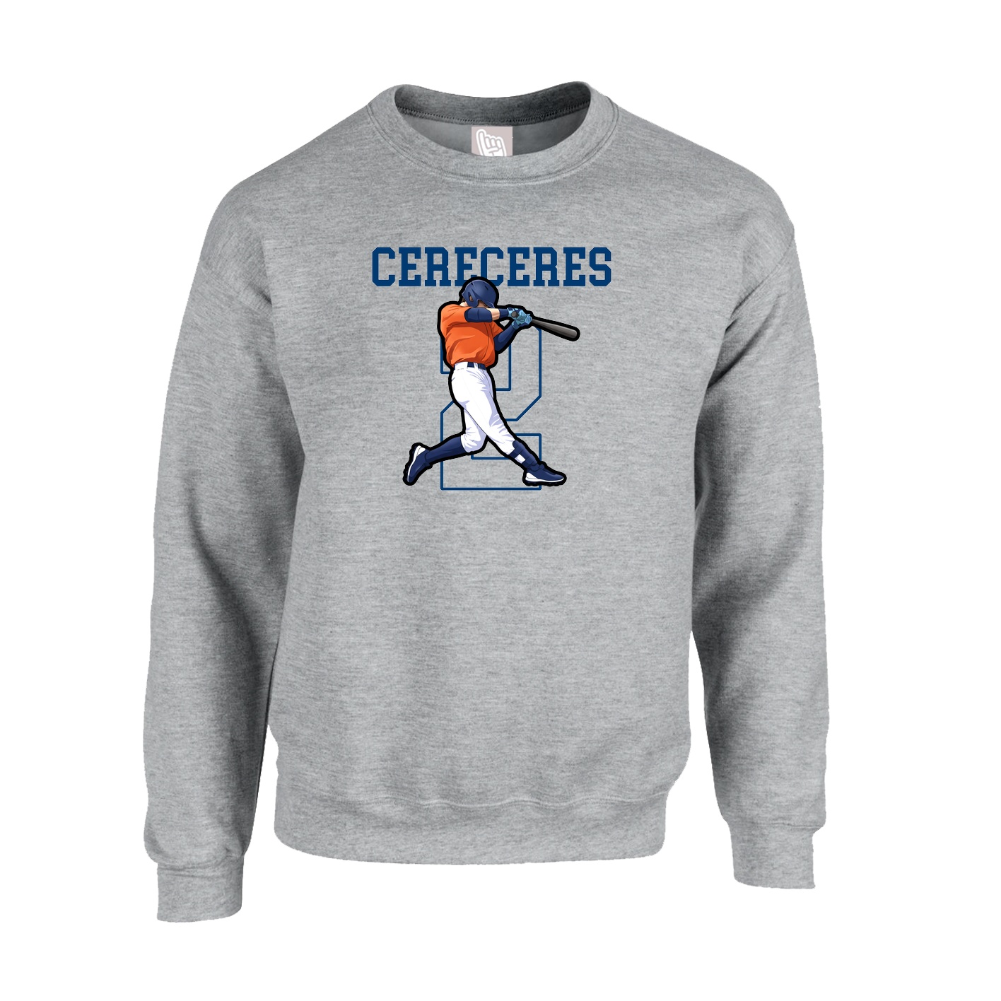 Fleece Crew — Shirsey in Grey