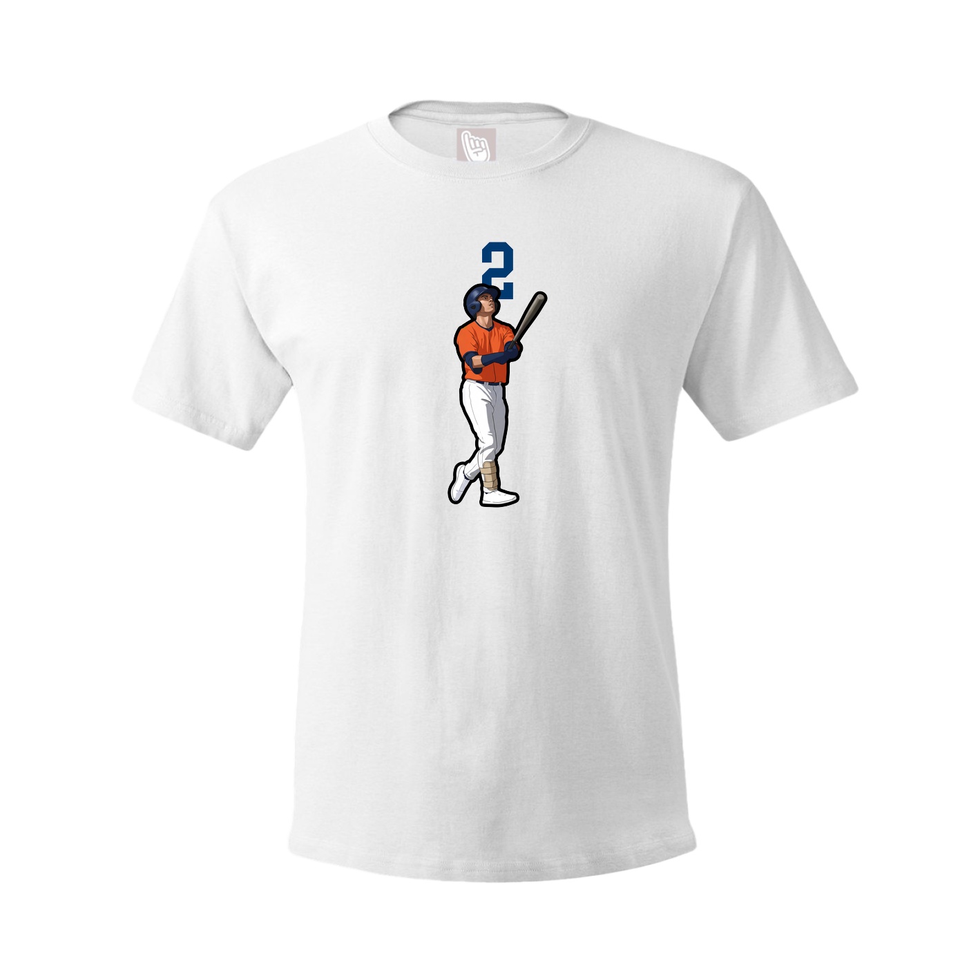 Tee — Number Top in White