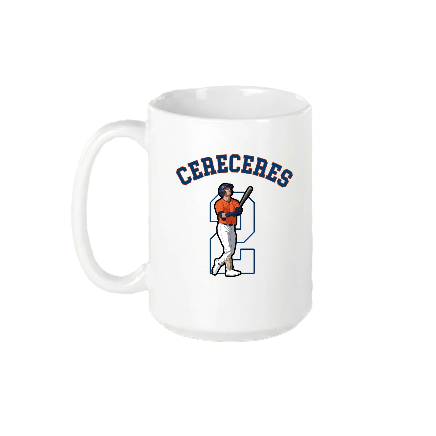 15oz Coffee Mug — Shirsey Arch in White