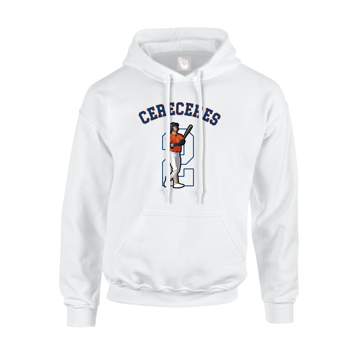 Hoodie — Shirsey Arch in White