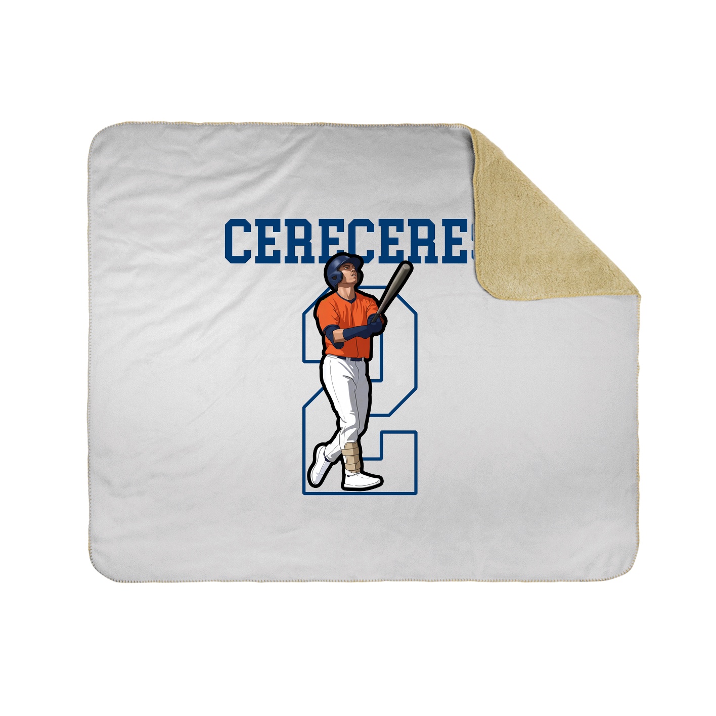 50x60 Sherpa Lined Throw Blanket