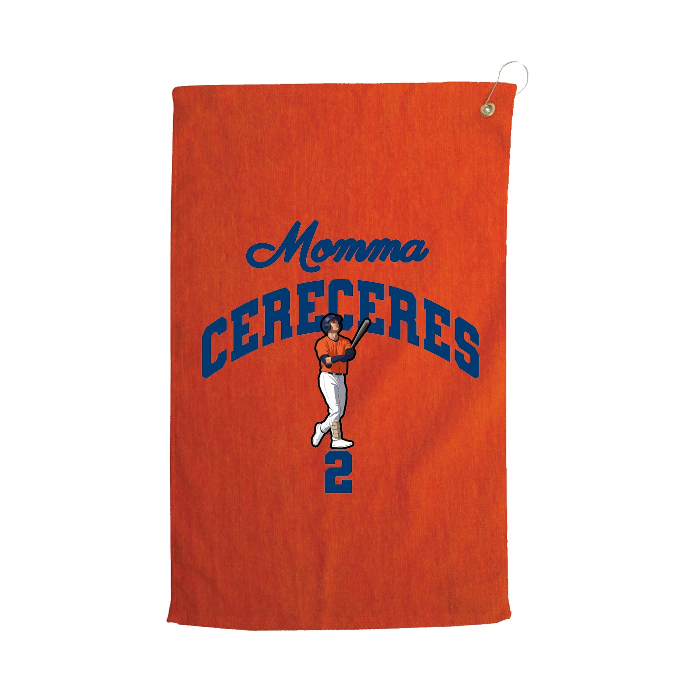 Golf Towel — Mothers Day Arch in Orange