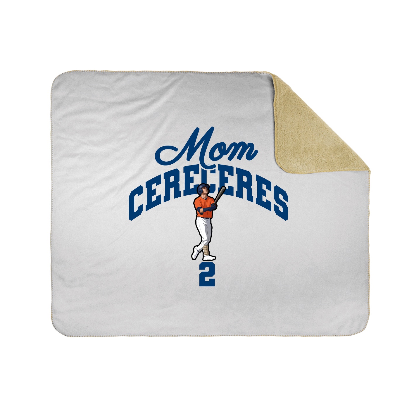 Throw Blanket — Mothers Day Arch in White