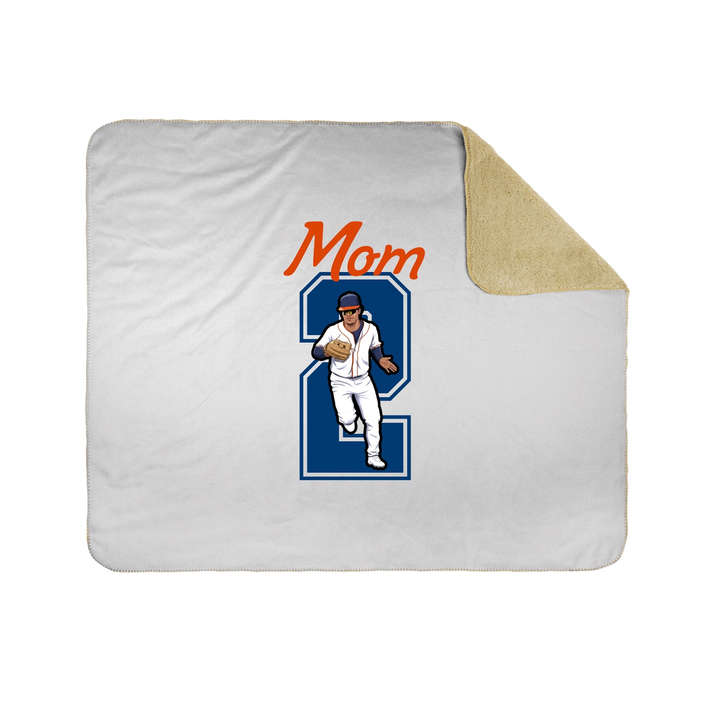 Throw Blanket — Mothers Day Shirsey in White