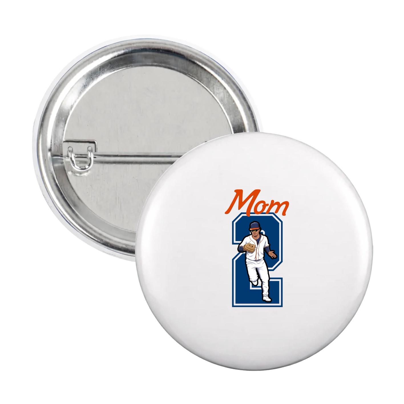 Game Day Button — Mothers Day Shirsey in White