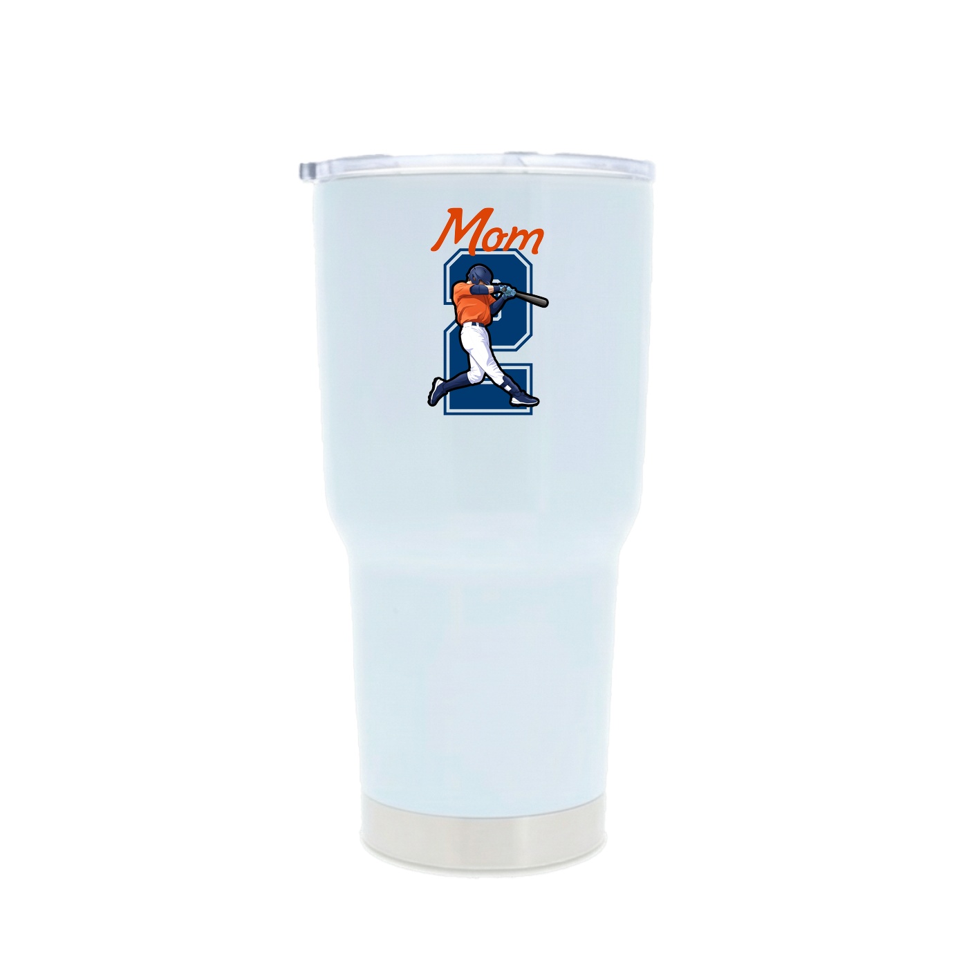 30oz Stainless Steel Tumbler — Mothers Day Shirsey in White
