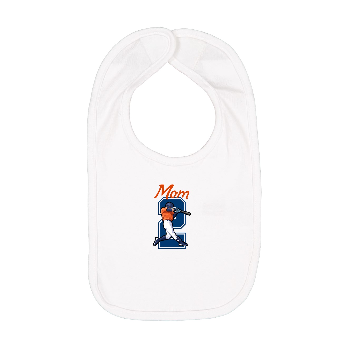 Infant Bib — Mothers Day Shirsey in White