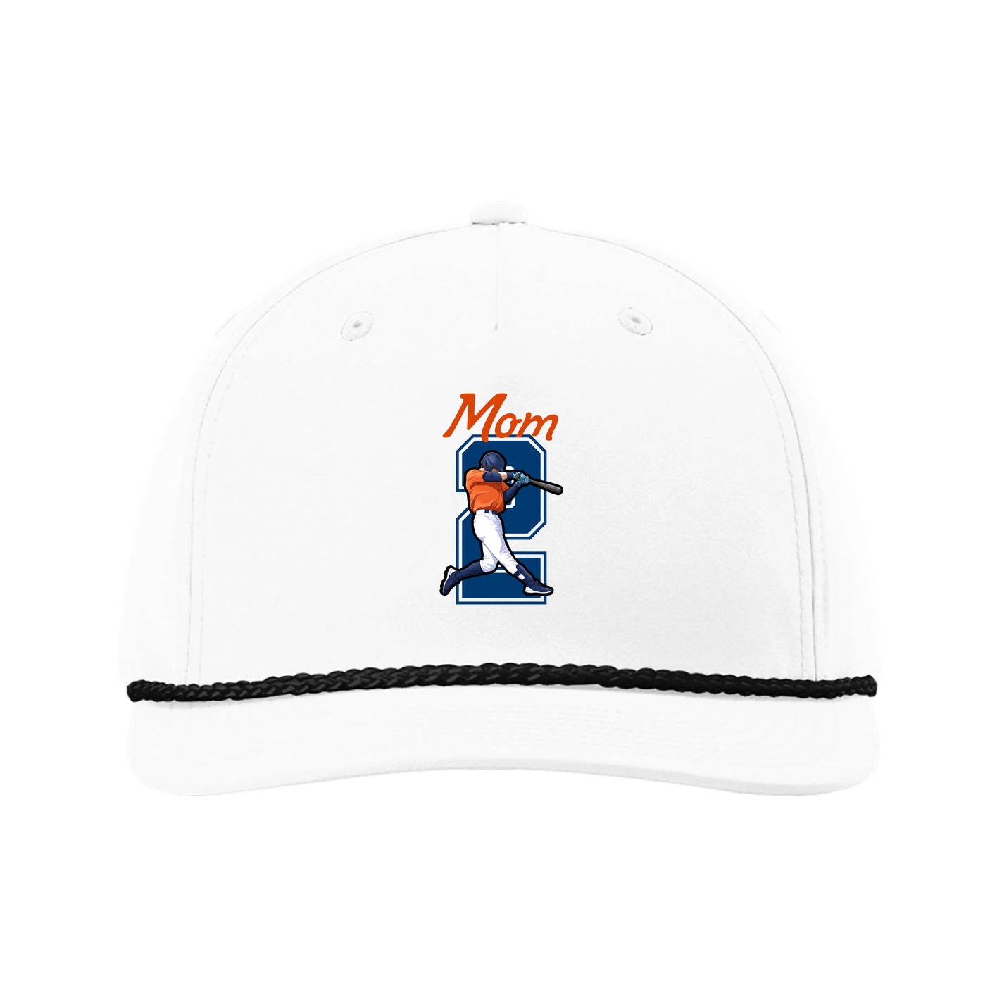Five-Panel Classic Rope Cap — Mothers Day Shirsey in White