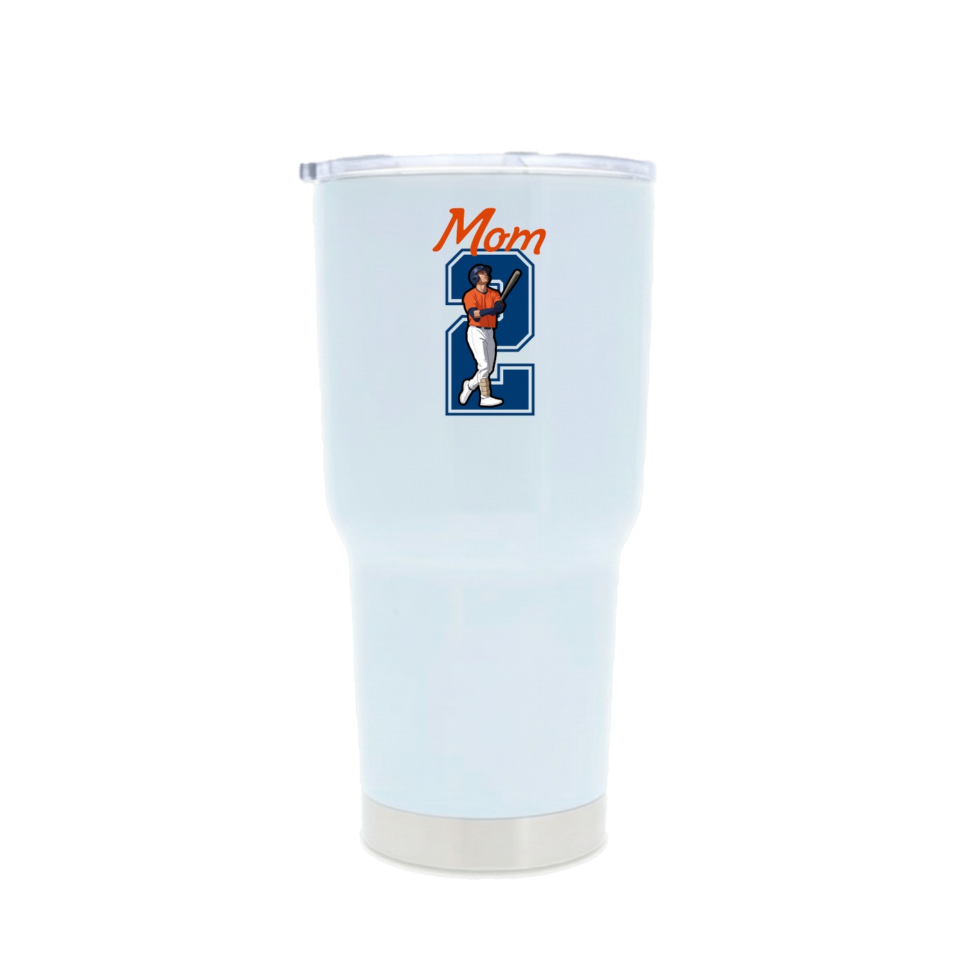 30oz Stainless Steel Tumbler — Mothers Day Shirsey in White