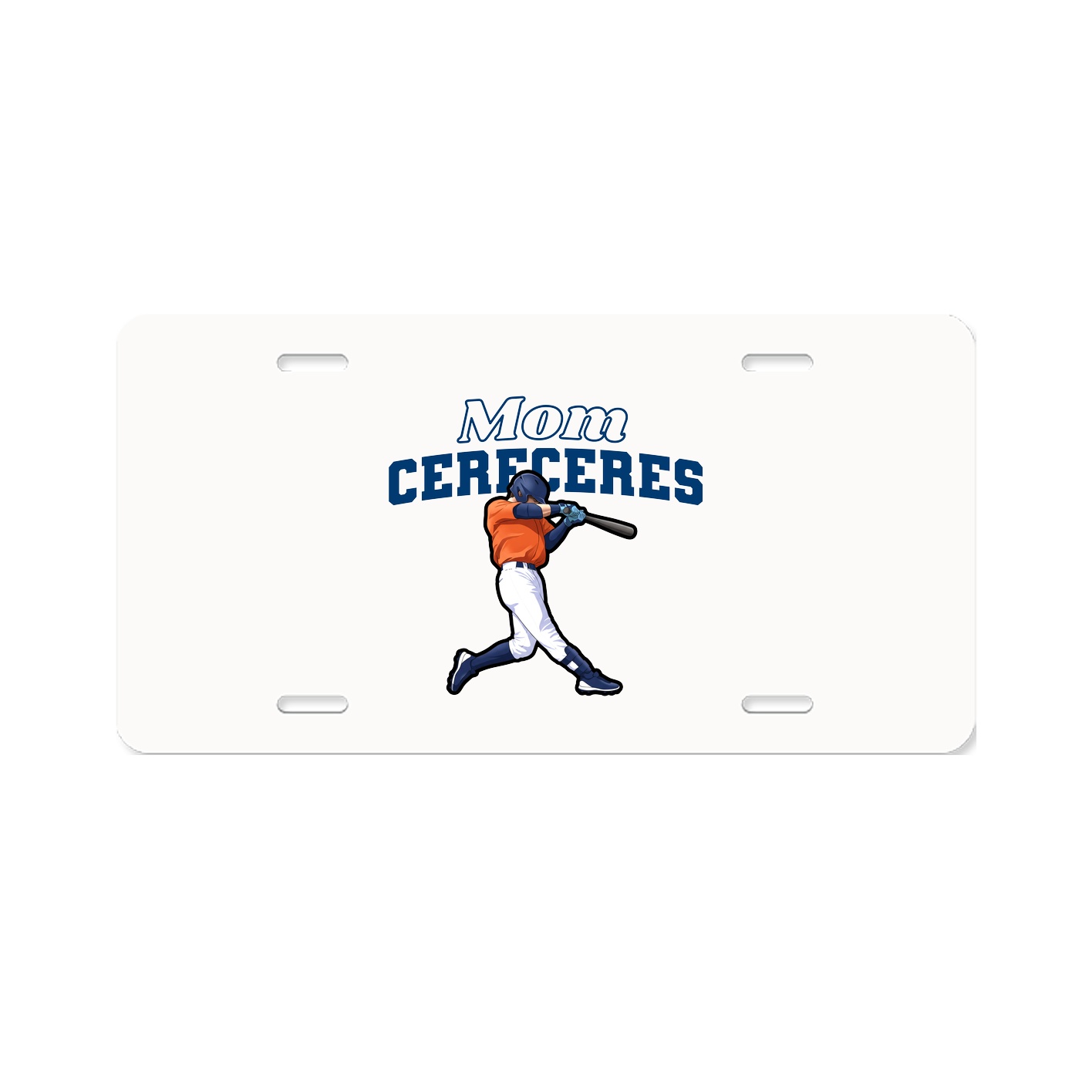 License Plate — Mothers Day Block in Classic