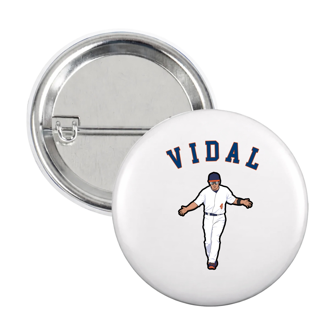 Game Day Button — Shirsey Arch in White
