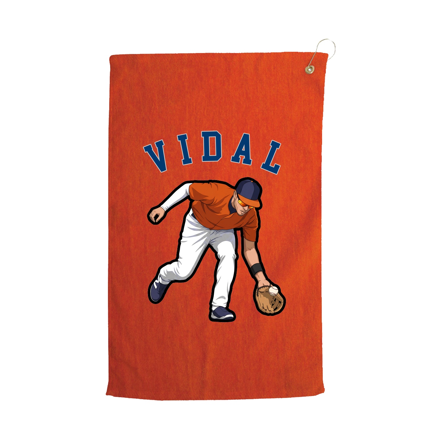 Golf Towel — Shirsey Arch in Orange