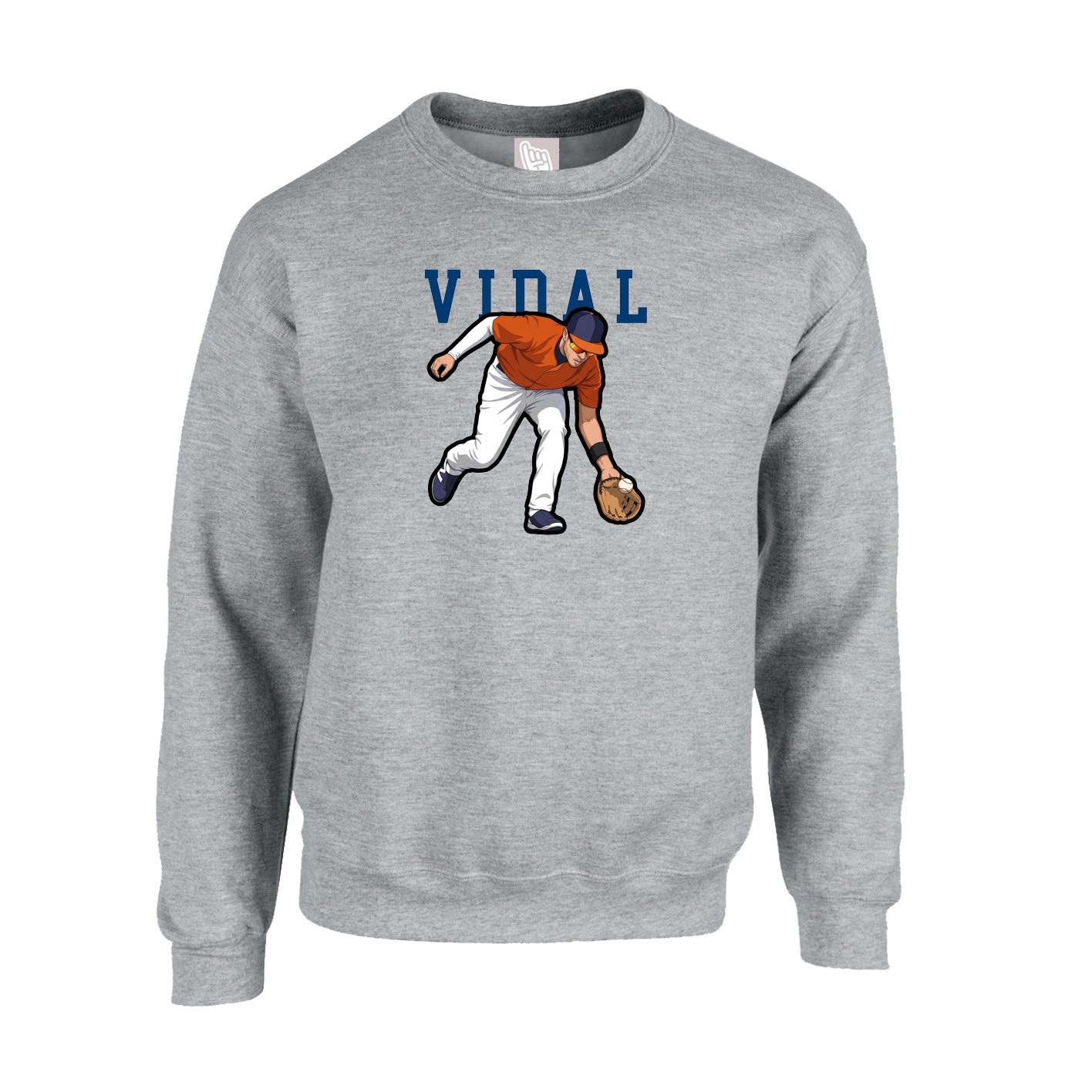 Fleece Crew — Shirsey in Grey