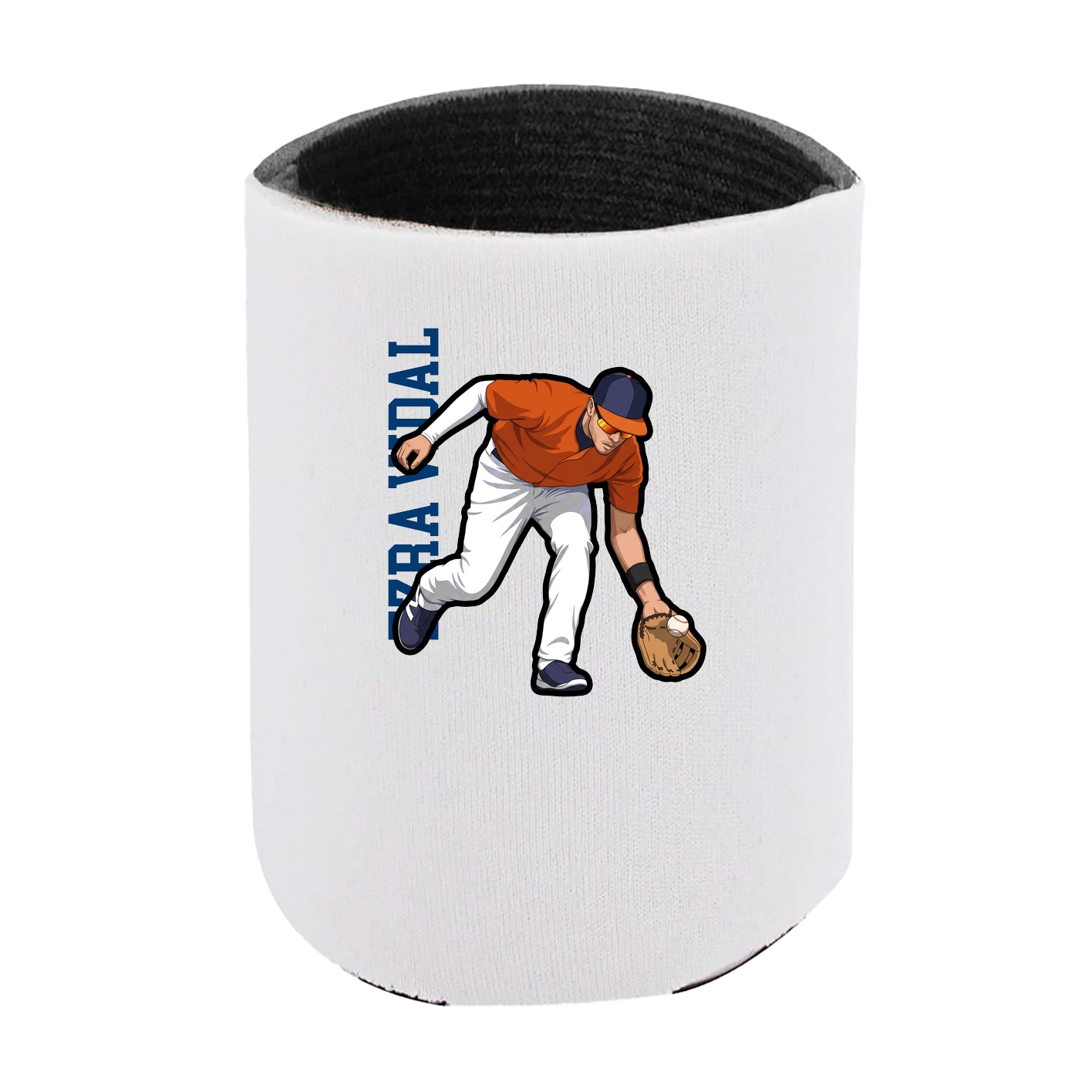 Can Holder — Name Vertical in White