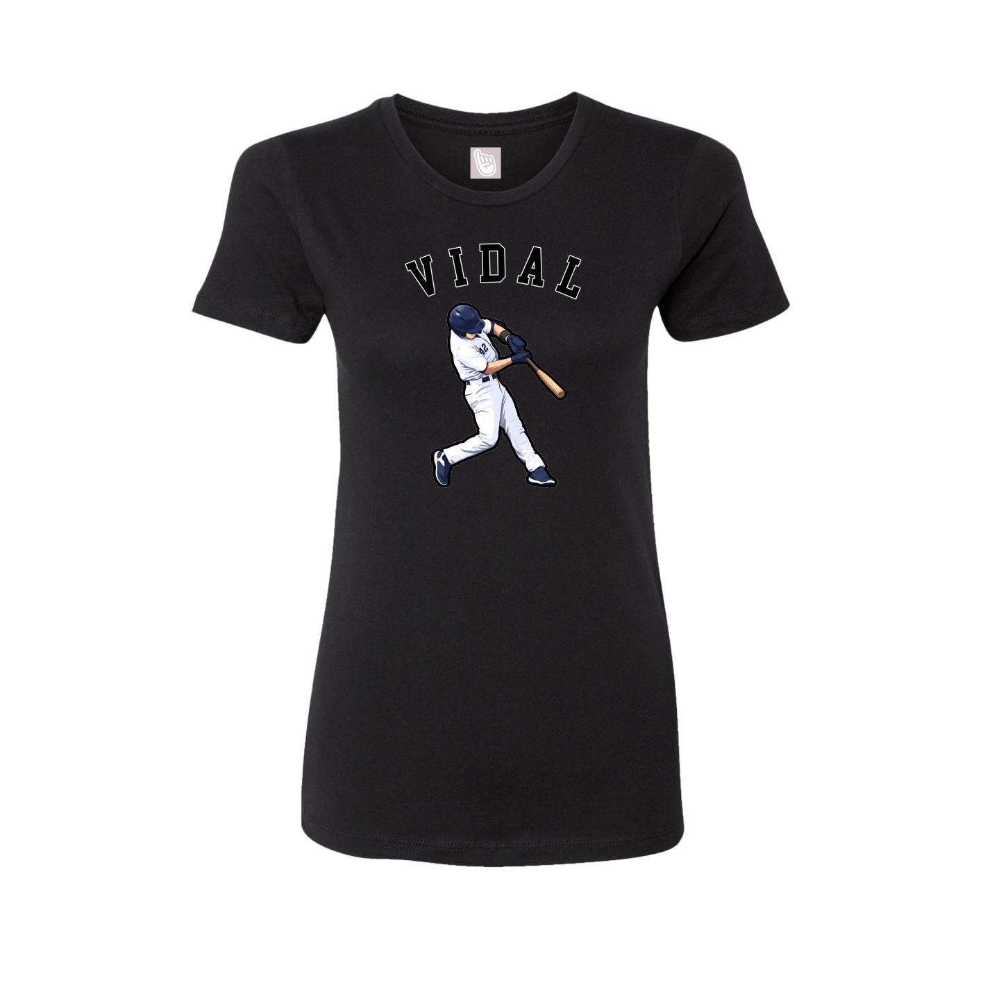 Fitted Women's Tee — Shirsey Arch in Black
