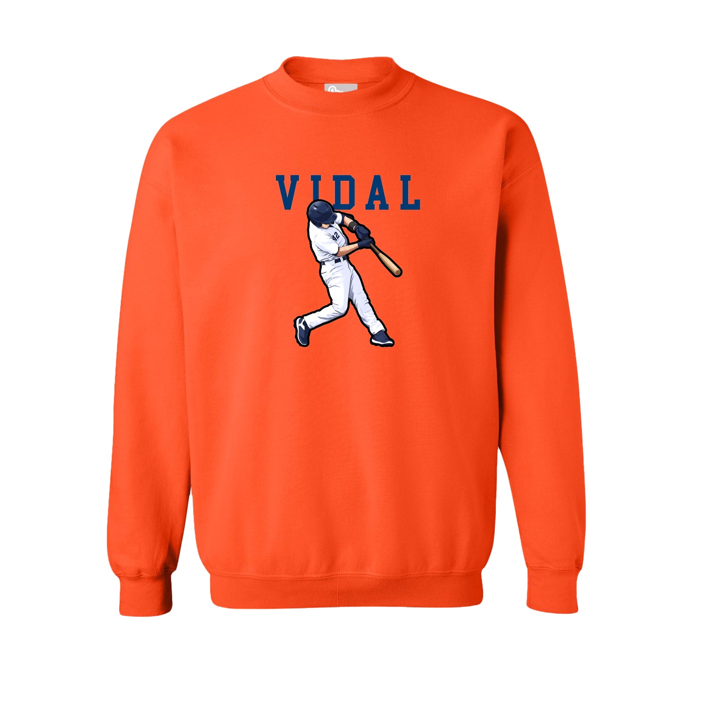 Fleece Crew — Shirsey in Orange