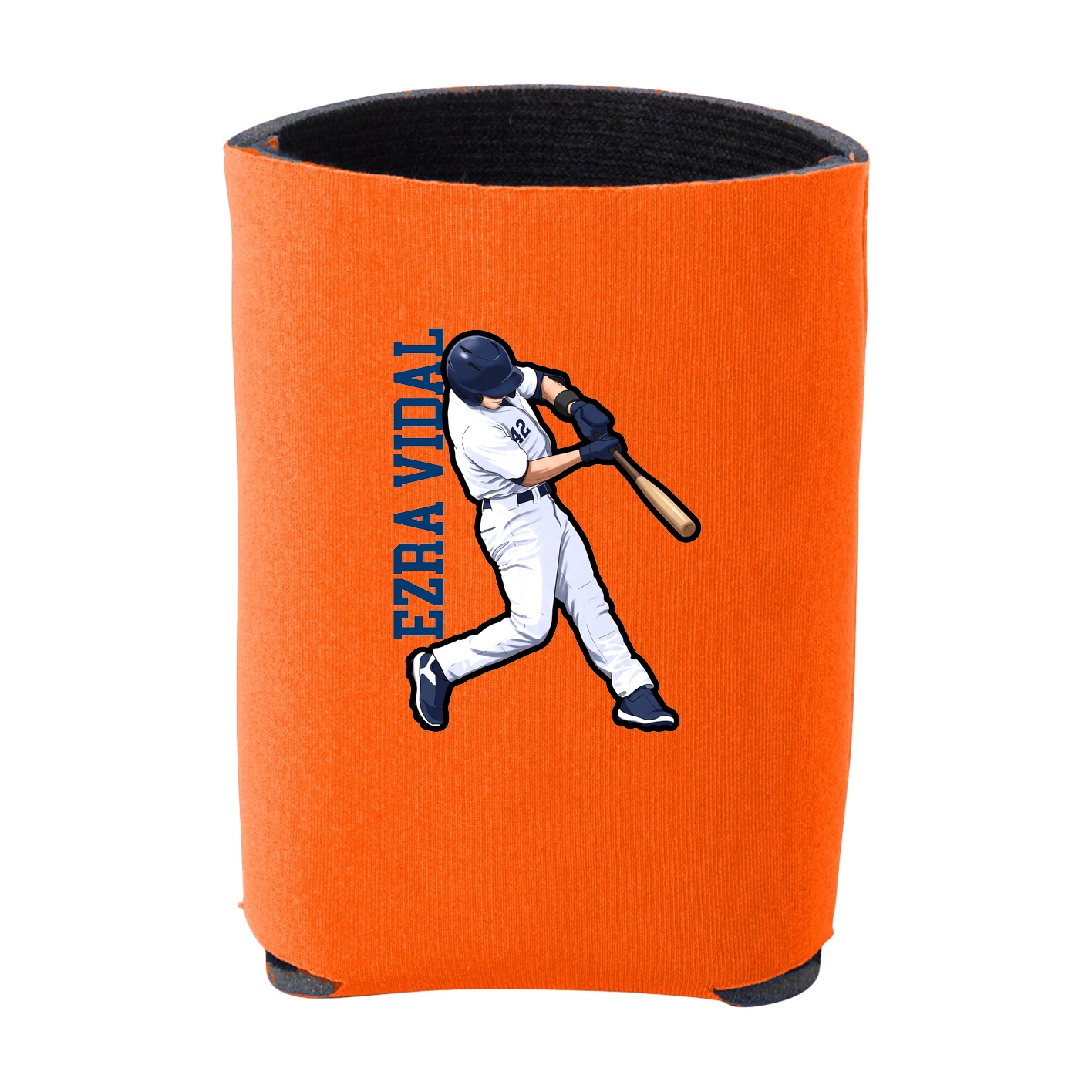 Can Holder — Name Vertical in Orange