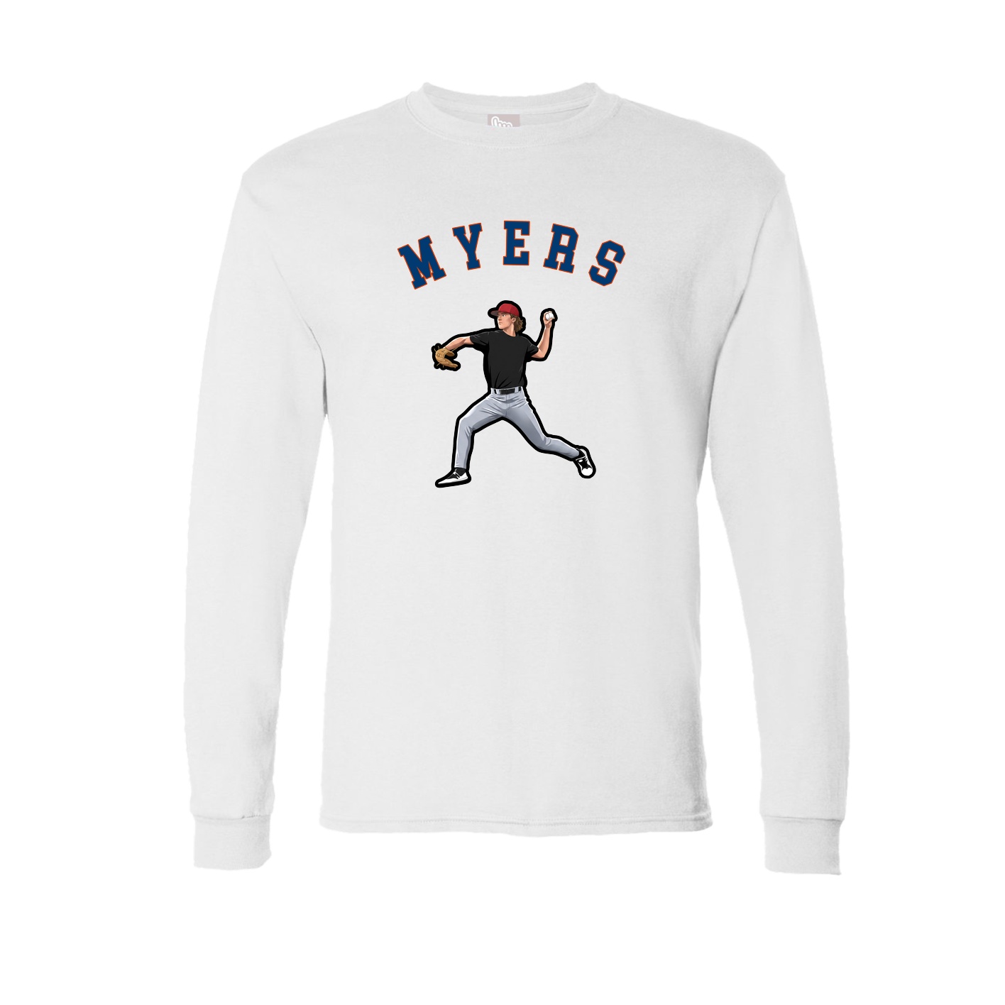 Long Sleeve Tee — Shirsey Arch in White